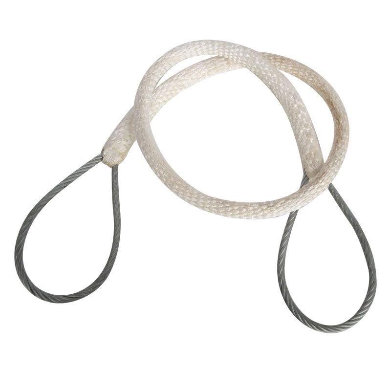 UOSU Nylon Braided Steel Wire Rope Sling 13mm x 2m