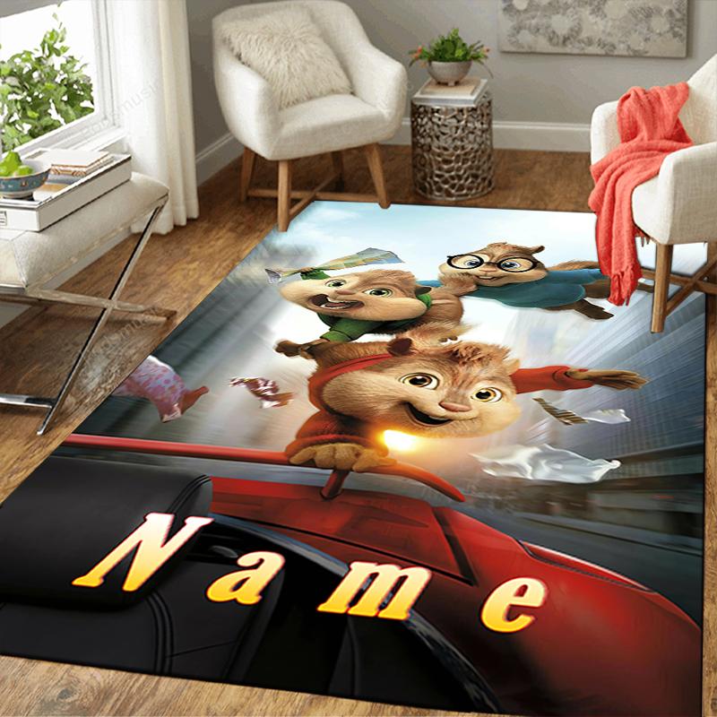 Custom 1Pc Chip Dale'S Festive Fun Rug Office Carpet Indoor Outdoor Entrance Doormat Nonslip Soft And Comfortable Living Room D91613