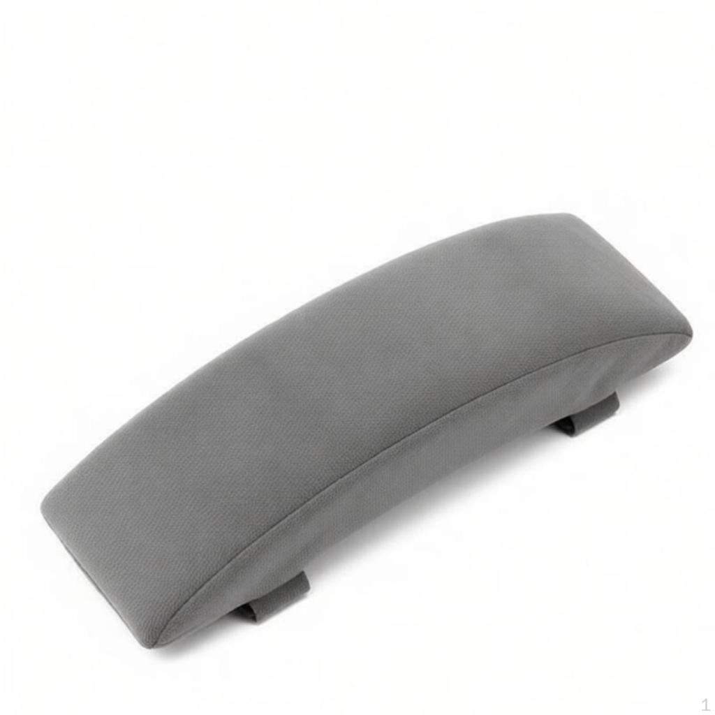 Chair Armrest Cushion with Clips Curved Pad Cushioned for Users