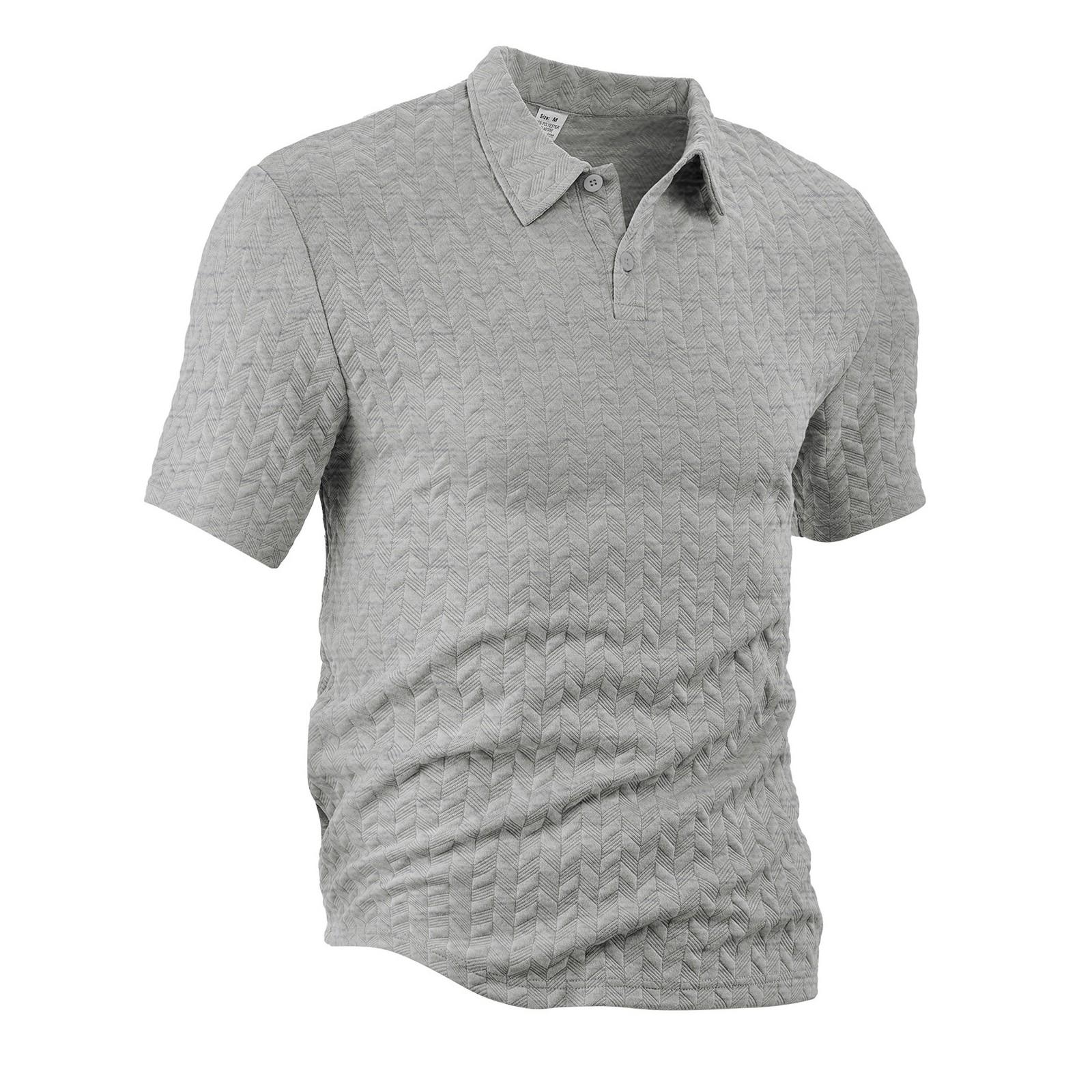 Men s Summer Thin Conductive Sweat-wicking Loose Color Fabric Men s Short-sleeved Shirt S