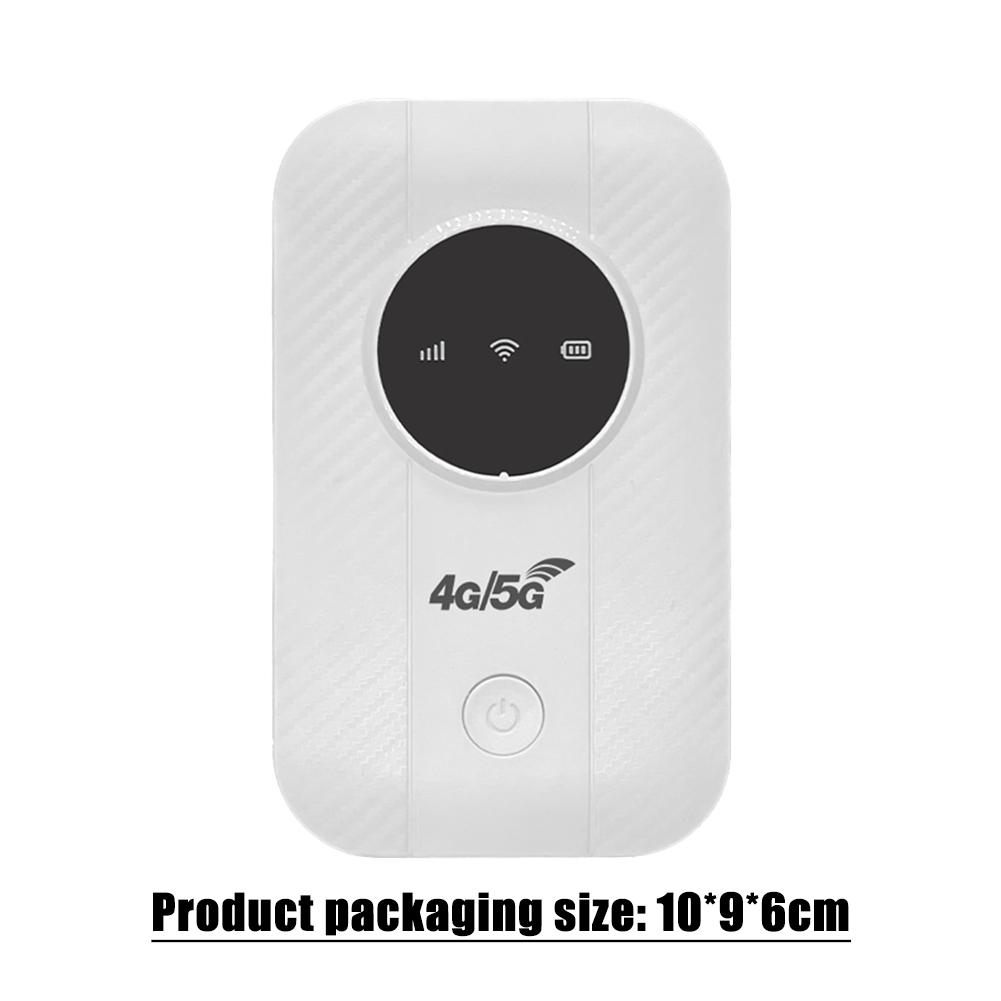 2100mAh Type-C Interface 4/5G Portable WiFi Pocket WiFi Router, Car WiFi Card Insertion And Movement Modem Router Wide Coverage