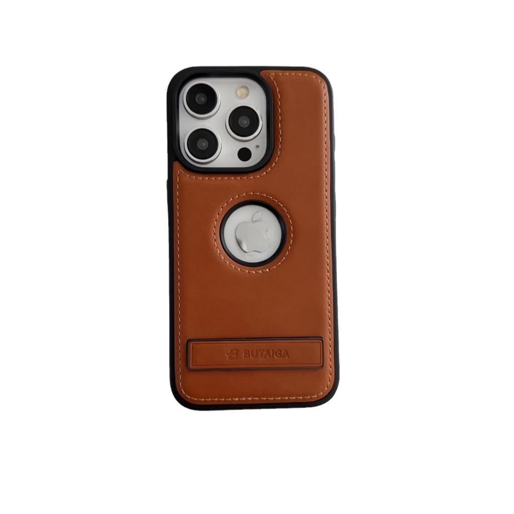 The Unmarked Leather Magnetic Horizontal Stand Is Suitable for IPhone15 Phone Cases and Apple 14 Business Protective Cases