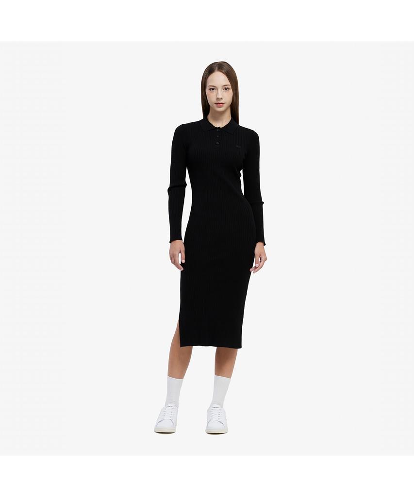 LACOSTE Women'S Ribbed Collar Dress Ef997E-55N 031