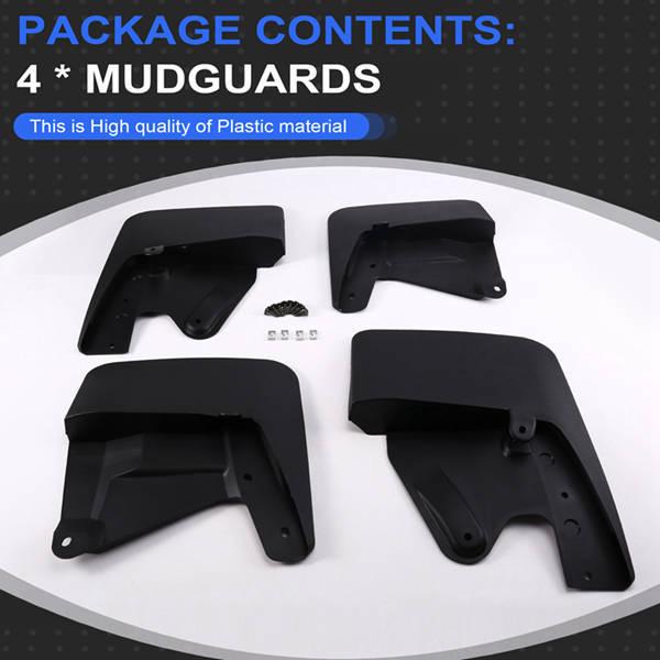 Black Plastic Car Mud Flap Set for 2023-2025 Feng