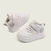 Spring & Fall Non-Slip Soft Sole Mid-Top Toddler Shoes - Boys & Girls Casual Leather Outdoor Board Shoes.