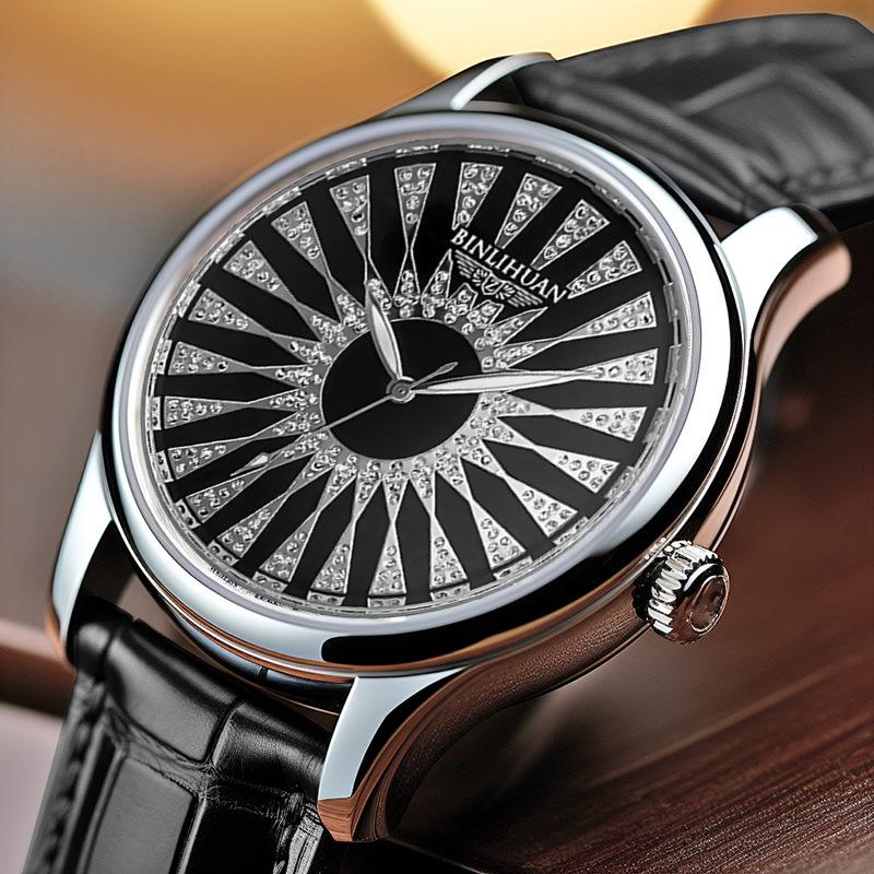 Men's Quartz Watch Classic Simple Business Wristwatch