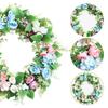 Artificial Flowers Lifelike Simulation Floral Door Hanging Decoration No Watering Maintenance Long-Lasting Spring Freshness Home Wall Decor