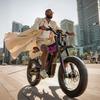 Cleytro FM110 Electric Bike, Black & Purple Frame, 48V 25Ah Battery, 7 Speed, Fat Tire Ebike for Urban & Off-Road Adventures