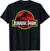 Jurassic Park Adult Unisex Distressed Vintage Logo T-Shirt Unisex T-Shirt