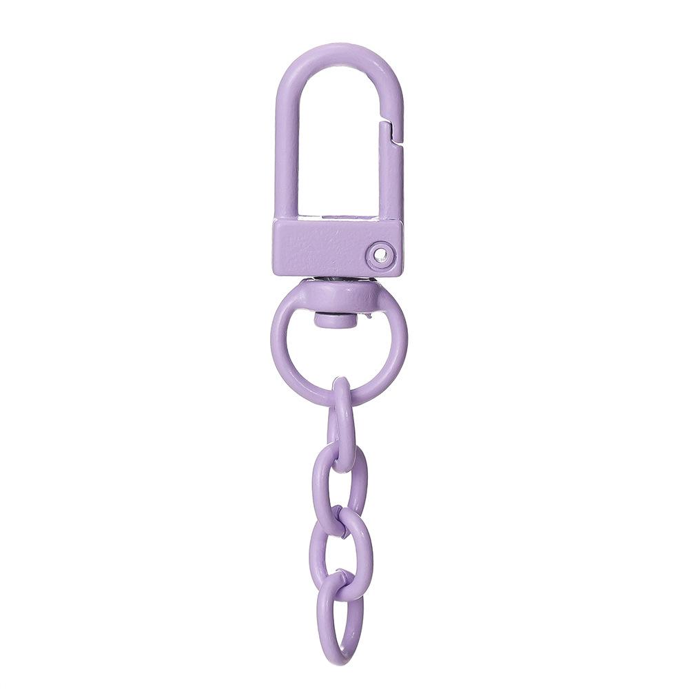 New Color Spray Paint Door Buckle Keychain: DIY Doll Pendant for Phone & Bag
