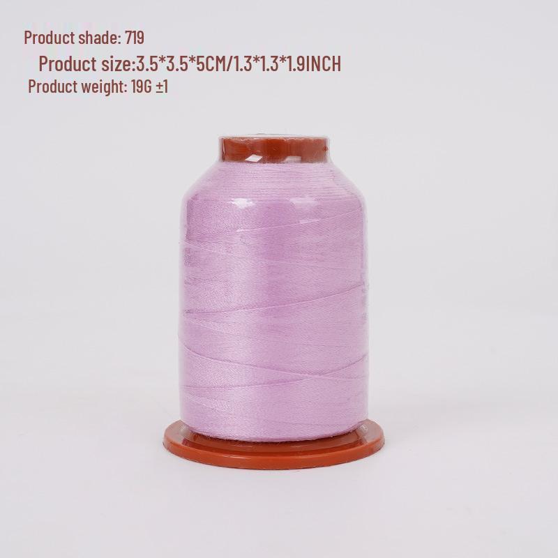 Polyester Sewing Thread: 100 Colors, 500 Yards, Fine Two-Strand, High-Speed, for Hand Sewing