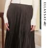 ELLASSAY Vintage Pleated A-line Skirt