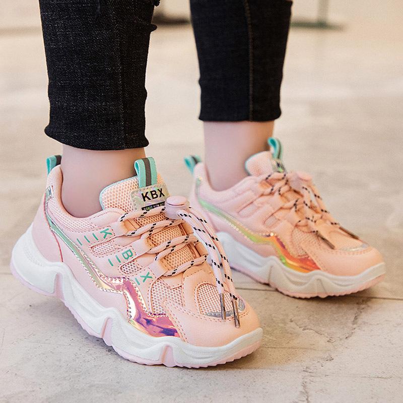 

Spring Autumn Boy Girls Allmatch Casual Light Mesh Sneakers Kids Soft Bottom Comfortable Breathable Running Shoes Toddler Shoes 28