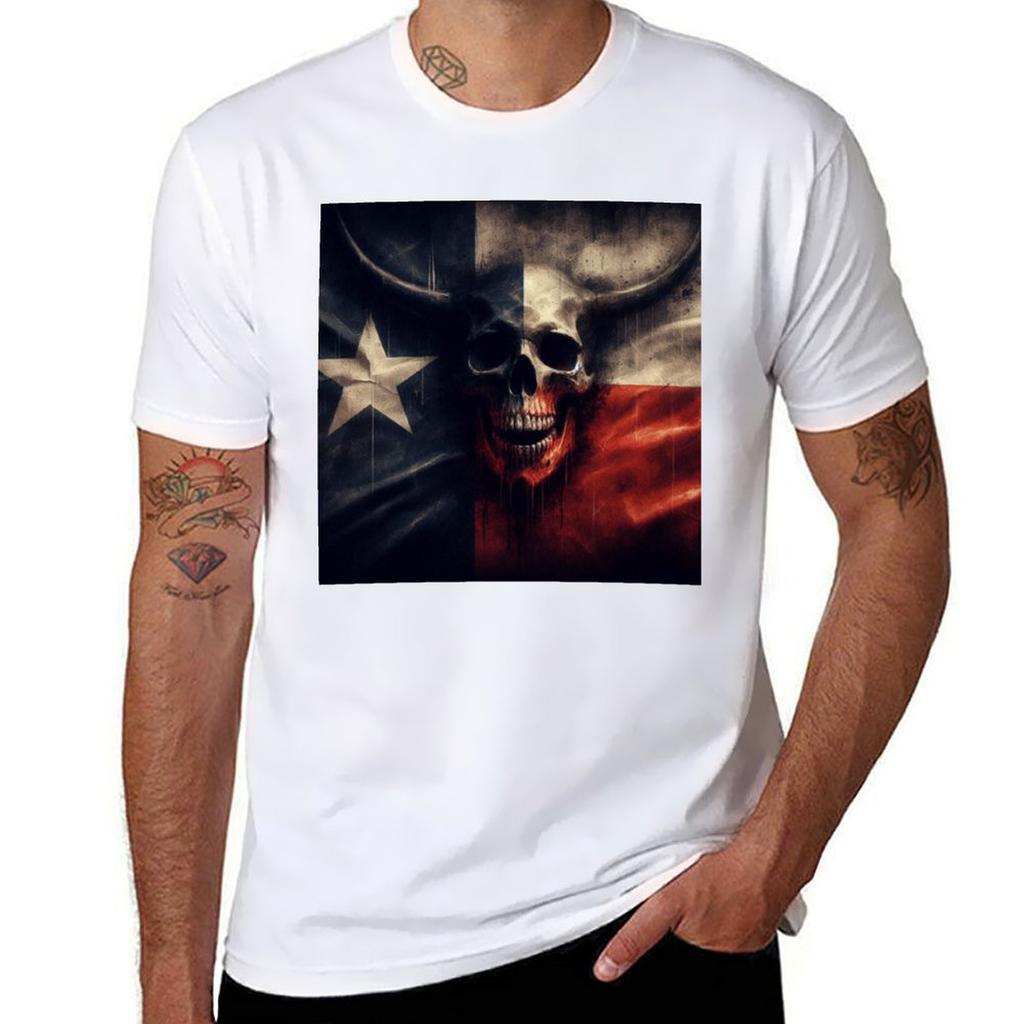 Texas Flag Tshirt Sporty Casual Quick Dry Tshirt