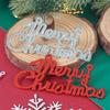Christmas Decorations Merry Christmas Plating English Letters Christmas Tree Pendant Decoration Happy New Year Navidad 2025