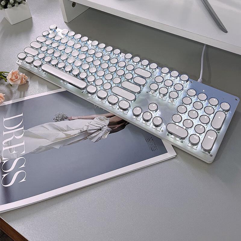 Qisha GX80 Pink Punk Mechanical Gaming Keyboard