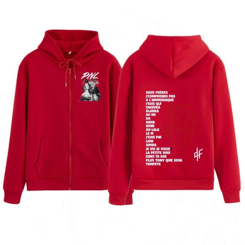 Rapper PLK Graphic Zipper Hoodies Men's Women Clothing Fashion Hip Hop Harajuku Oversized Zip Up Hoodie Sweatshirts Funny Wears
