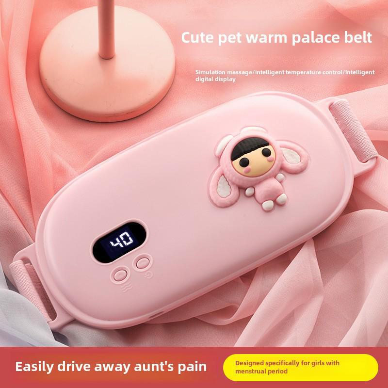 Rechargeable Ultra-Thin Menstrual Heating and Vibration Massage Belt