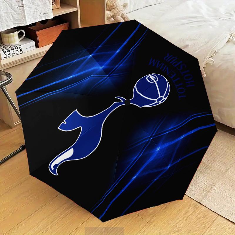 1PC Fc Crest Design Printed Umbrella Folding Umbrella, Automatic Umbrella 8-Frame for Travel, Camping Fan Gifts Christmas Gifts