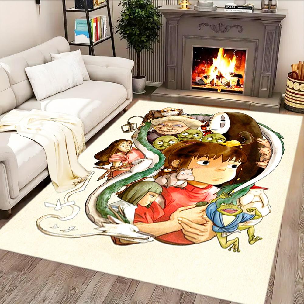 My Neighbor Totoro Fantasy for Living Room Rug, Bedroom, Study Room, Hallway Decoration, Perfect for Home Decoration or Holiday Gifts