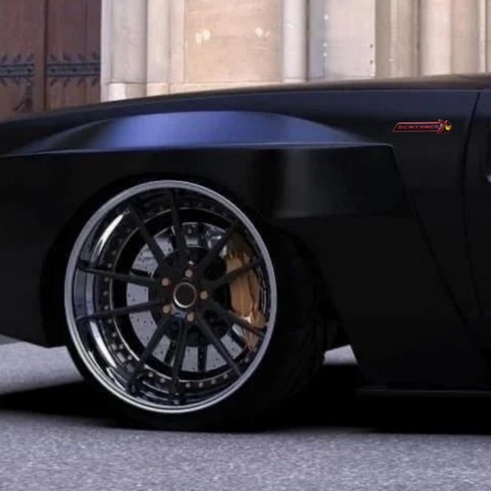 1 szt. Naklejka z emblematem 3D na błotnik boczny samochodu, emblemat na tylną klapę, naklejka na karoserię dla R A M 1500 2500 3500 Challenger Journey Caliber Caravan Charger Durango