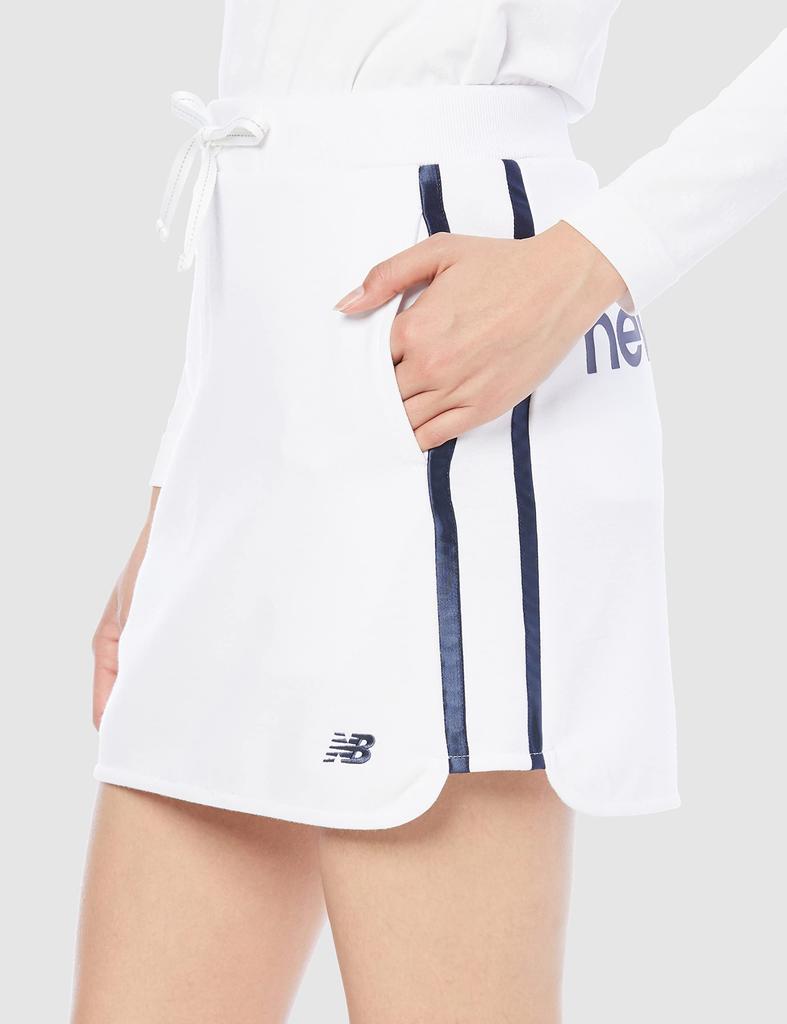 New Balance Golf Sweat Skirt UV 2 (Moisture-Wicking, Quick-Drying, Protection, Stretch) / Women's / 012-2134513 030_White [L]