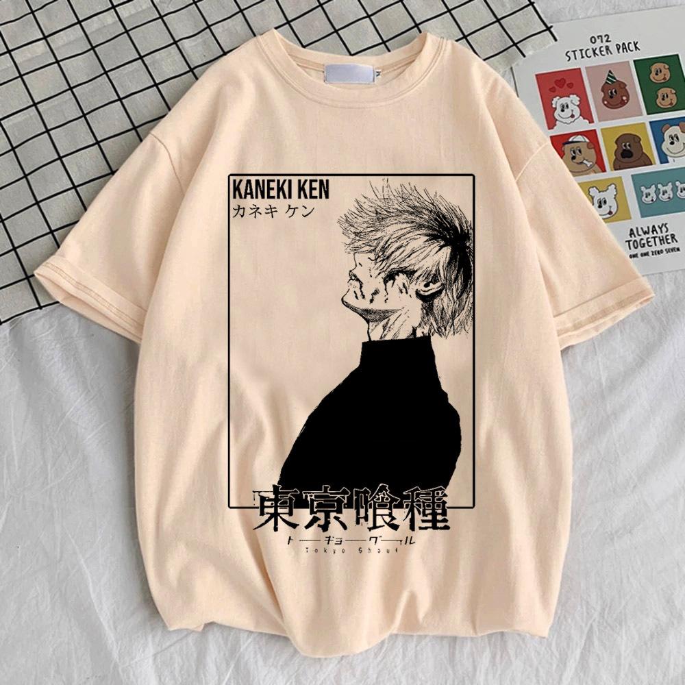 

Tokyo Ghoul top tees girl hip hop Vintage Breathable 2000s Retro t shirt 80s Pop Culture Psychedelic Digital Gothic Classic 4XL