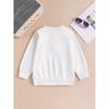 European Sizes Kids' Casual Long-Sleeve Crewneck Sweatshirt -  Car and Fire Truck Series Pattern Print, Comfortable Style  Running and Daily Wear
