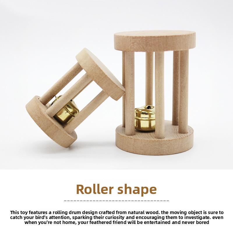Träleksaker för Hamster, Papegoja, Ekorre, Rasslor, Tugg-leksaker, Pip-leksaker, Leksaker för Upplysning av Småfåglar
