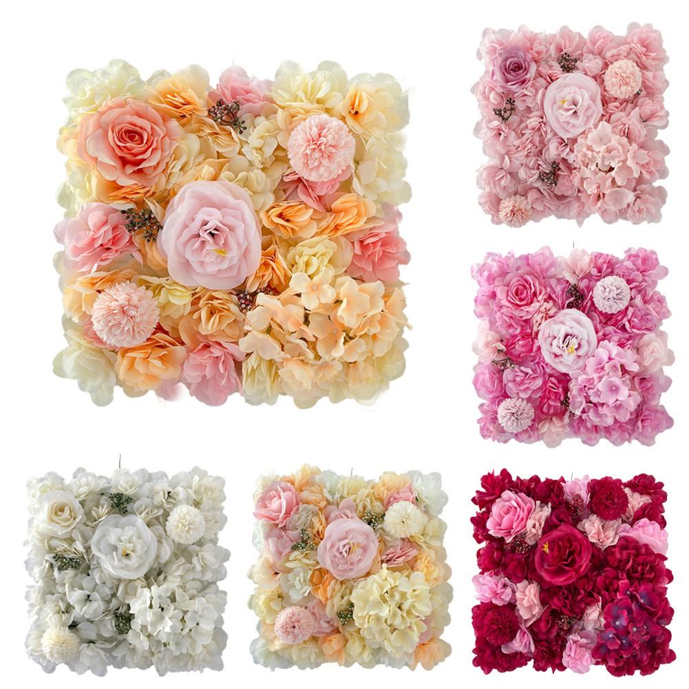 Artificial Flowers Flower Wall Panels Wedding Decor