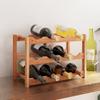 Day and Night - Day and Night Wine Rack for 12 Bottles Solid Walnut Wood