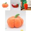 Cuddly Plush Fruits Vegetables Keychain Pendant Dolls Banana Orange Peach Eggplant Carrot