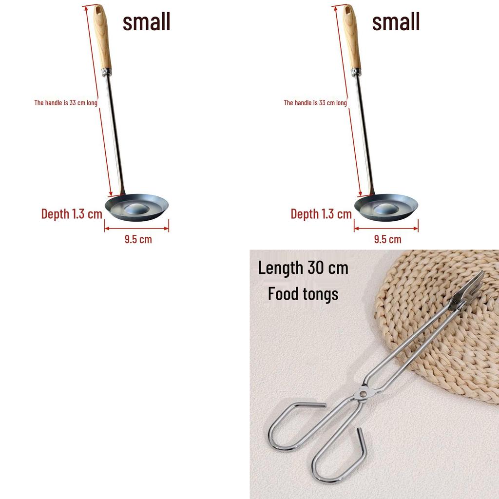 Commercial-Grade Large Fried Noodle Nest Ladle Mold