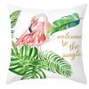 Home Decor Tropical Animals and Leaves Decorative Pillow Covers Pattern Cushion Cover Suitable for Sofa Bedroom Car Pillow Cover