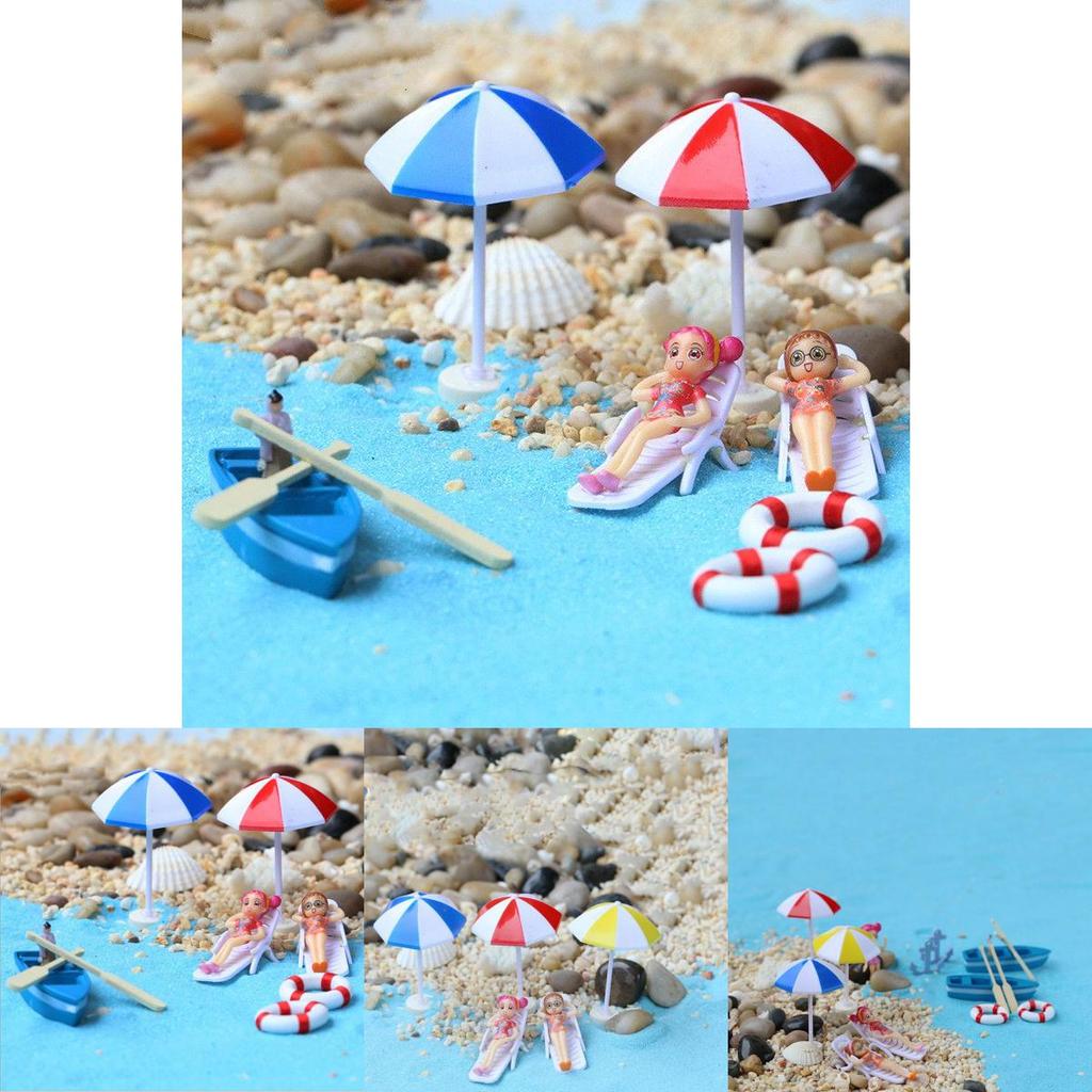 Langlebige Miniatur-Stranddekoration mit feiner Verarbeitung für DIY-Mikrolandschaftsprojekte