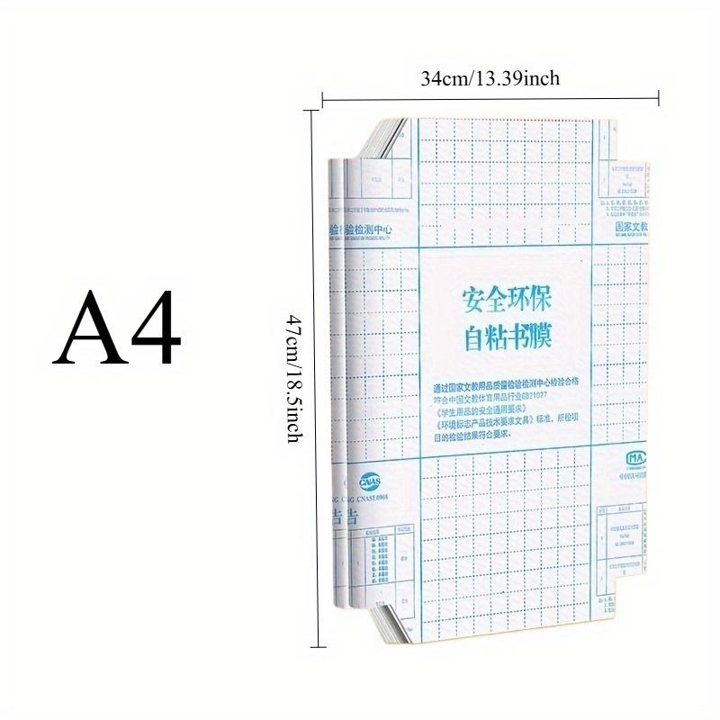 15PCS Waterproof Self-Adhesive Book Covers - Thickened Frosted OPP, Fits A4/16K/25K for Students School Office