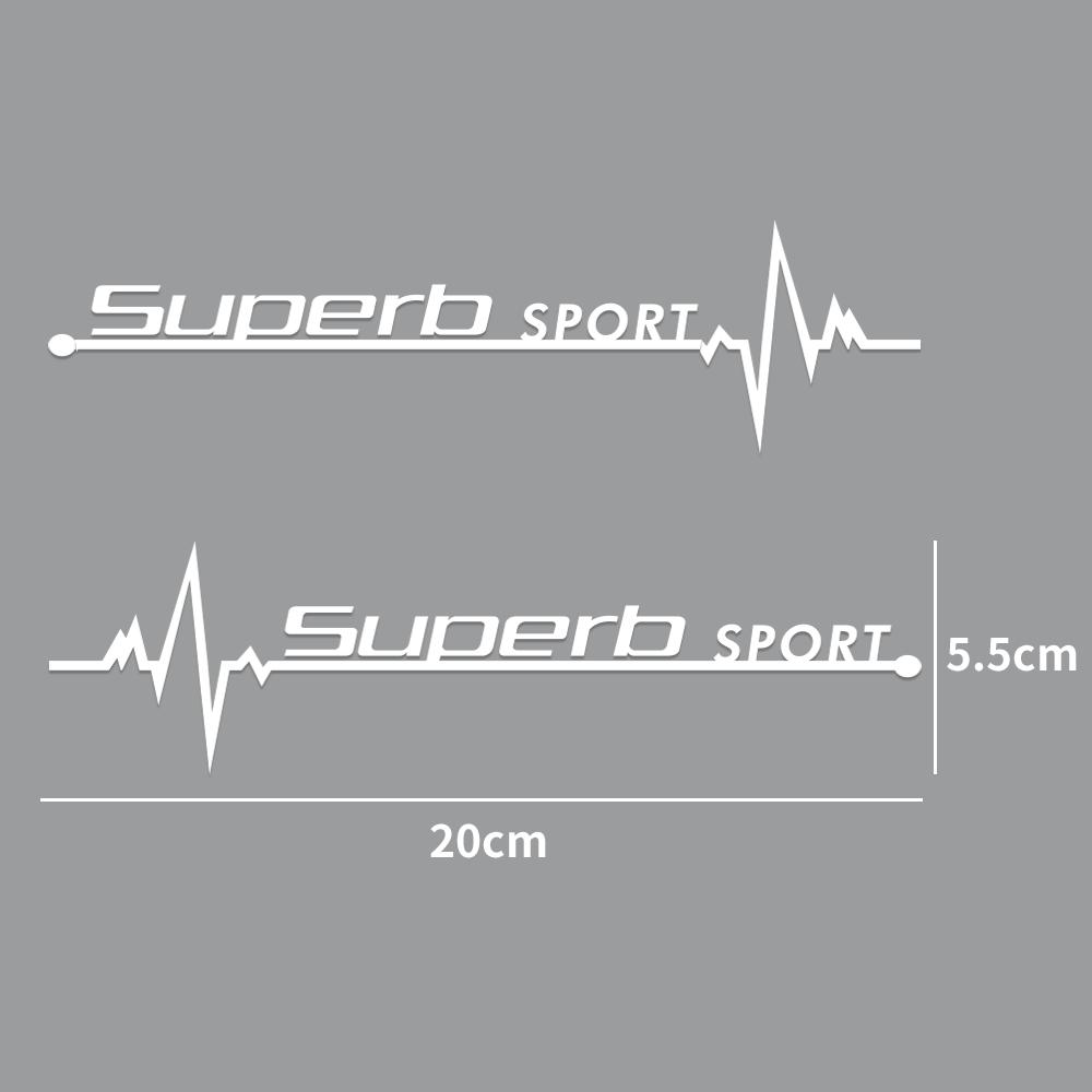 2pcs Car Body Window Vinyl Sticker Decor Accessories Auto Styling For Skoda Octavia Superb Scala Rapid Kamiq Fabia Kodiaq S VII kybf34