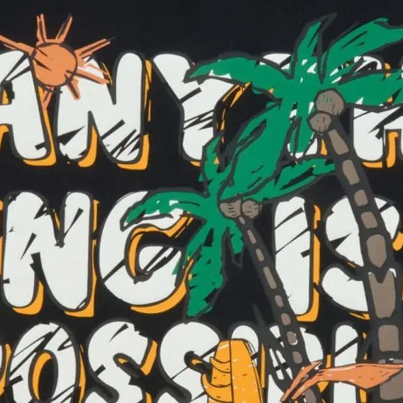 Li Ning Letter Print Cool Comfortable Versatile Round Neck Pullover Short Sleeve Mid Waist Tied Shorts Casual Sports Suit AHSU707-1+AKST543-3