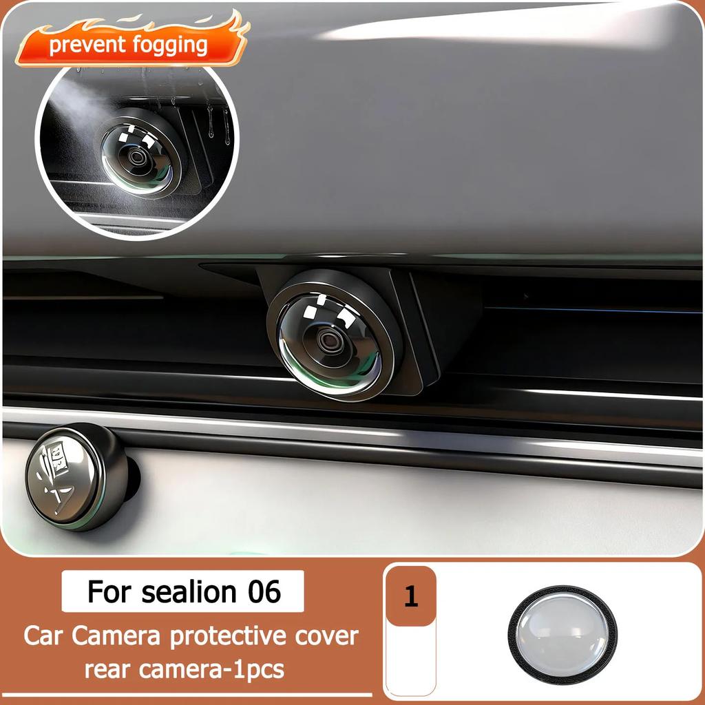 PO4 For BYD Sea Lion 06 EV/DM-I Car Camera Protective Cover 360 Lens Protective Cover Rain And Fog Proof Cover Accessories