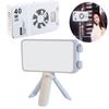With Fan Handheld Fill Light 2800-9000K Camera Top Light Portable Selfie Lamp  Video Lighting