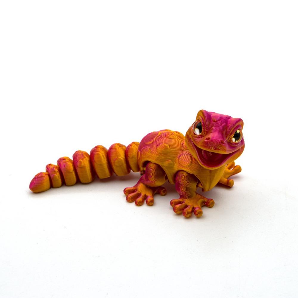 

Multi-Joint Movable 3D Printed Animals Mini Home Accessories Relief Sensory Toy Funny Cute Kids Gift красный