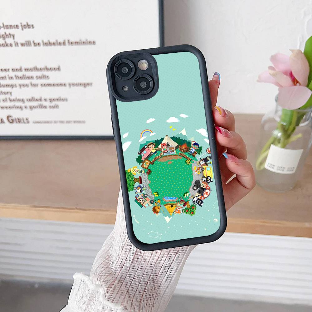 Game A-Animal C-C-Crossing Silicone Soft Phone Case For IPhone 17 16 15 14 Plus 13 12 Mini 11 Black Cover