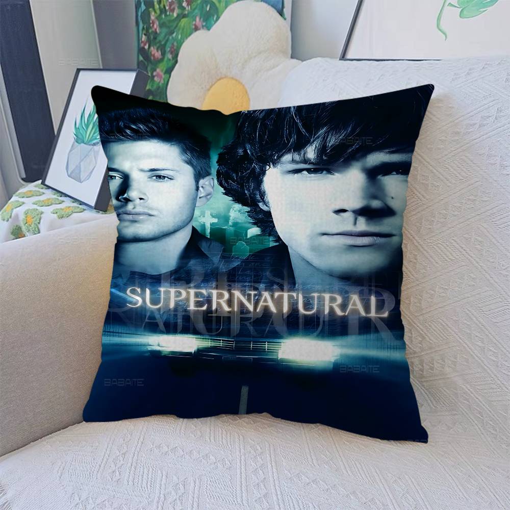 S-Supernatural TV Play Series Pillow Cover for Bedroom Room and Living Room Sofa Decorative Cushion Cover
