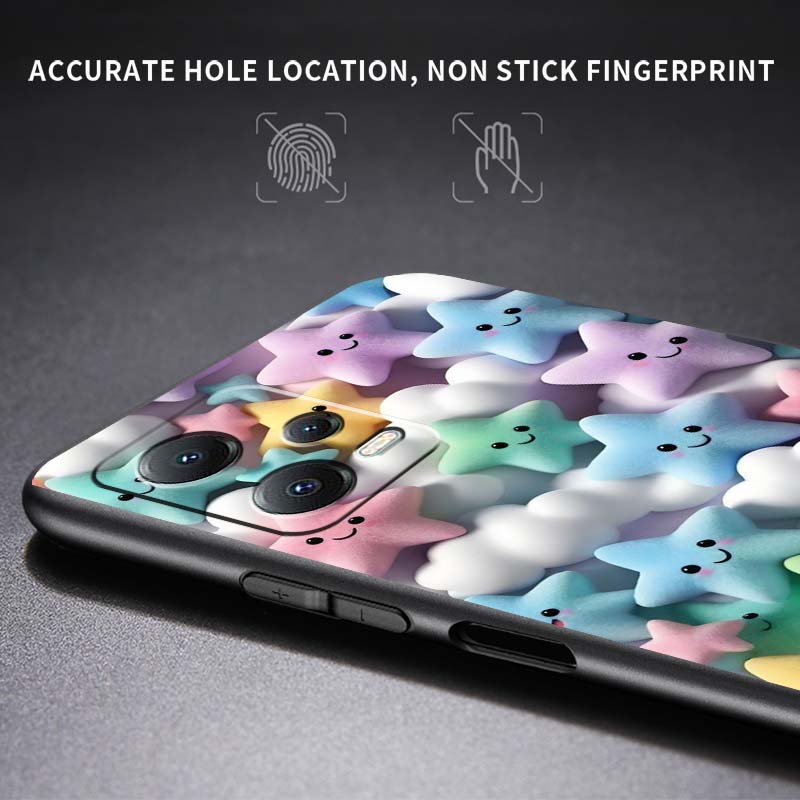 Cartoon Animals Cute Phone Case For Xiaomi Redmi Note 15 14 13 12 12S 11E 11 11S Pro Plus 4G 5G Black Soft TPU