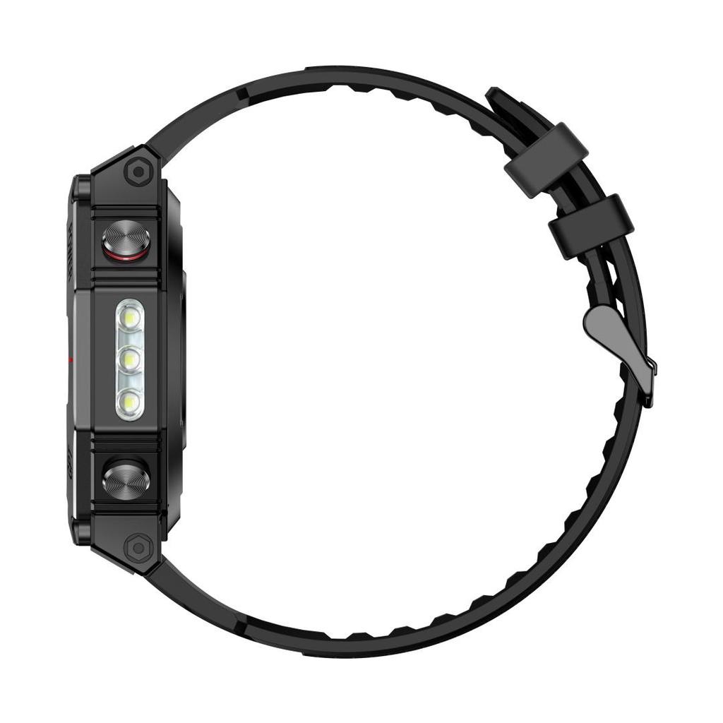 Rainbuvvy KC91 GPS Smart Bracelet 1.39inch TFT 360x360 BLE5.3 GPT 3ATM Waterdicht 530mAh Bluetooth Bellen Zaklamp Android Smartwatch