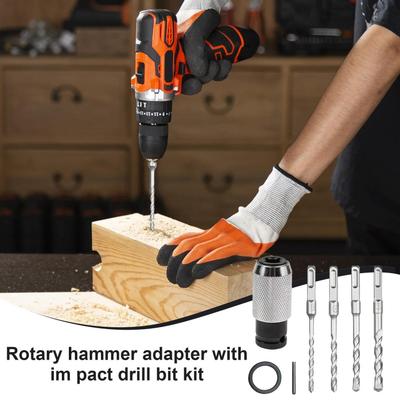 Heavy Duty Quick Change Drill Bit Adapter Instant Bit Release for Electric Impact Drills, Electricians & Construction Pros