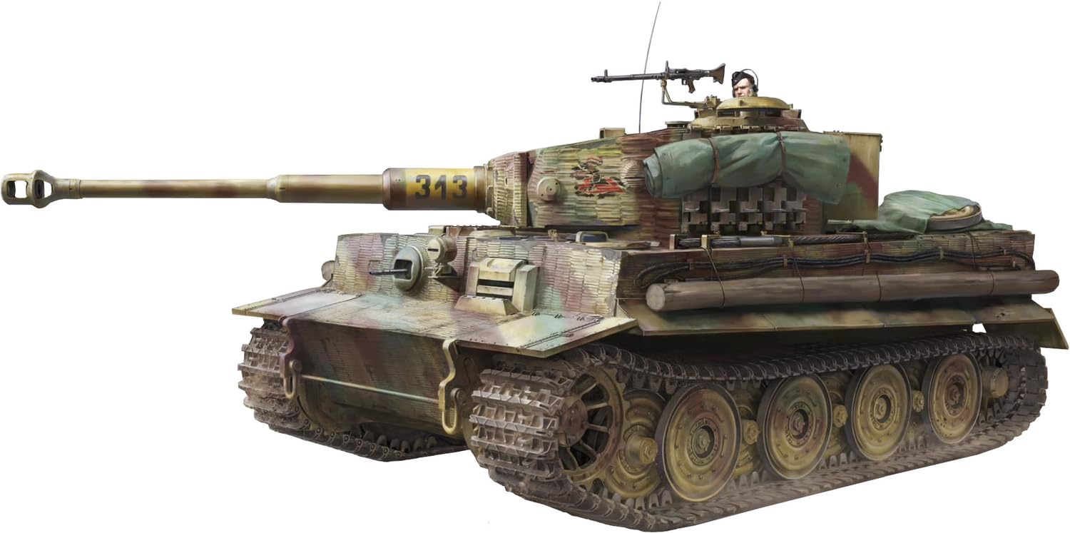 

Takom Tiger I Late Coating 2 in 1 Late Production Command Vehicle Plastic Model Kit TKO2199 1/35 Sd.Kfz.181 Pz.Kpfw.VI Production/Zimmerit