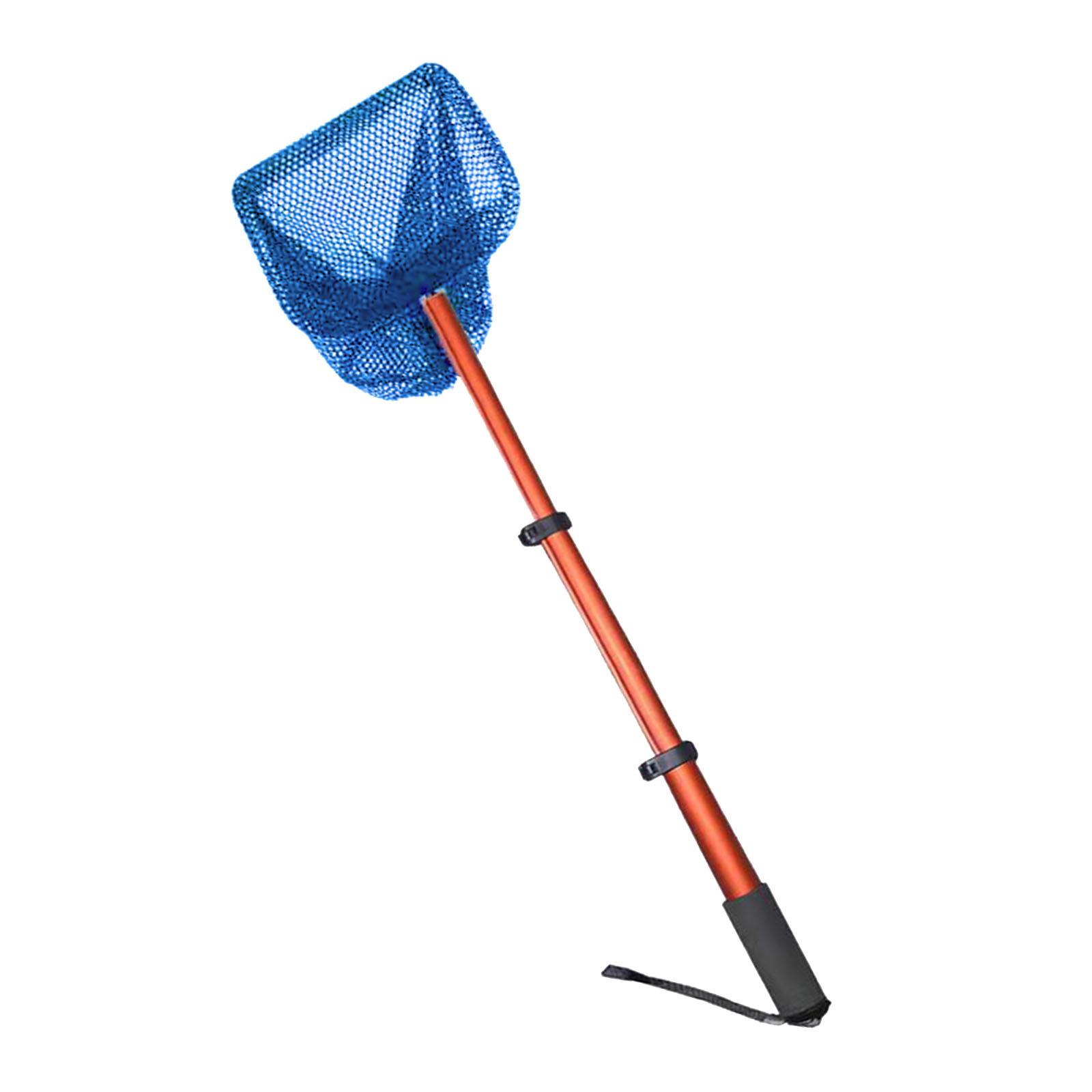 Telescopic Scoop Net Table Tennis Ball Picker Picking and Storage Practical Retriever Training Tool Ping Pong Ball Collector синий