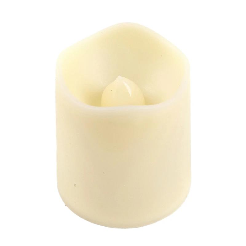 

6/1 шт. светодиодные беспламенные свечи на батарейках креативные волновые свечи желаний для дома рождественские украшения для дня рождения вечеринки освещение 6PCS