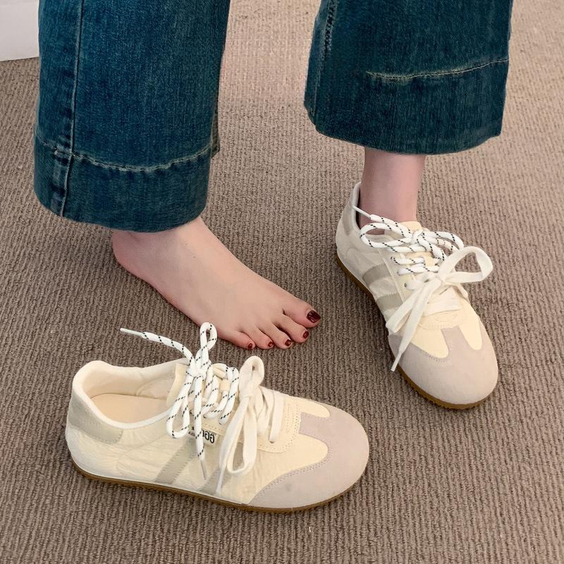 Korean Version of Yellow Forrest Gump Training Shoes Women's Shoes 2025 New Spring Thin-soled Lightweight Casual Sports Shoes Ins Tide